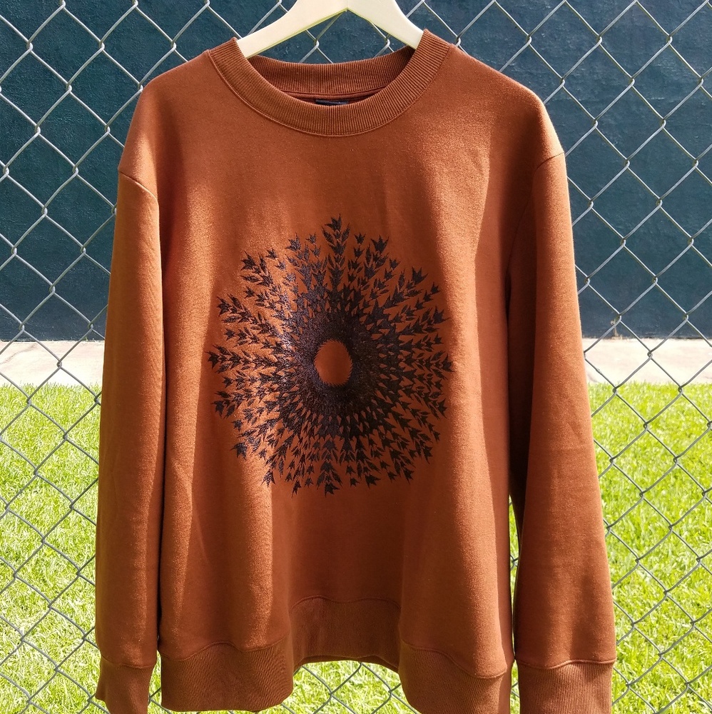 H&M Brown Suede Sweater